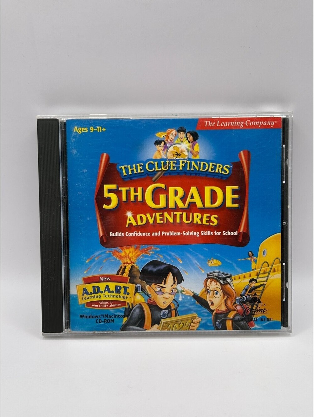 The Learning Company Clue Finders 5th Grade Adventures: Secret CLUEFINDERS blue